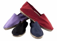 Classic Unisex Espadrilles Canvas Beach Shoes Black Navy Red Lilac Various Sizes