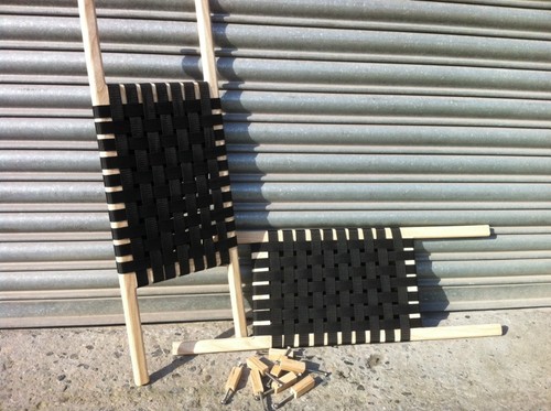 Straight ash canoe - canoe, seats