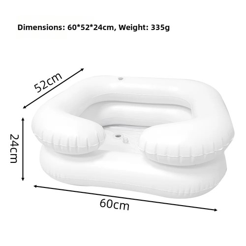 Inflatable shampoo basin - basin, sink