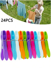 24pcs clothes pegs for washing - pegs,