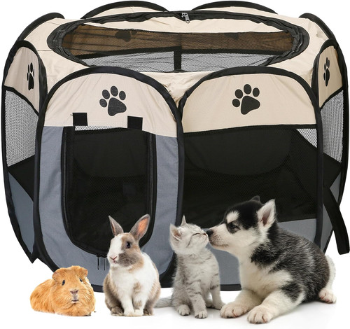 Foldable pet playpen - foldable,