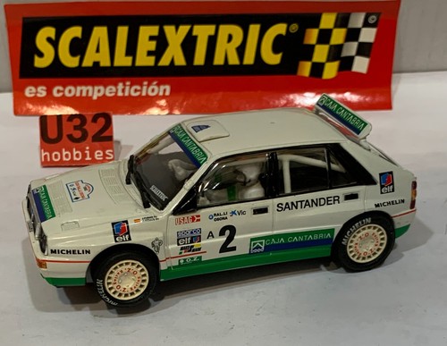 Scalextric slot car scx lancia - car,