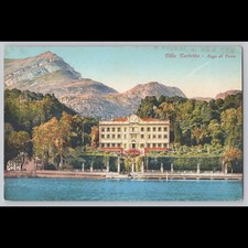 Postcard Villa Carlotta Lake