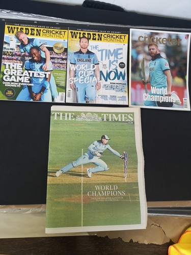 England cricket magazine set - cricket,