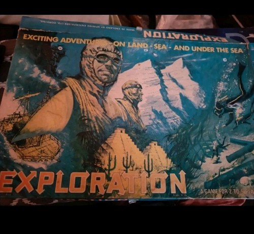 Vintage exploration board game - vintage,