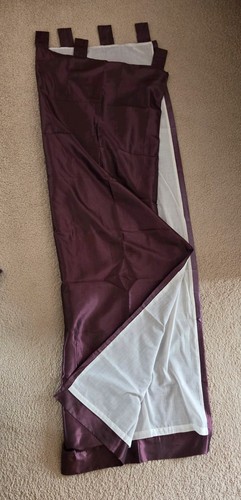 Pair mauve tab top - top, 72