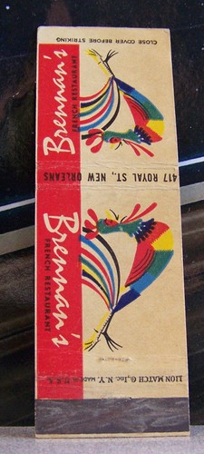 Rare vintage matchbook cover - ,