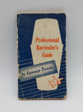 Professional Bartender’s Guide to Famous Drinks House of Schenley Vintage Book
