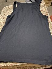 Primark Ladies Stretch Vest Size S/10  Black.