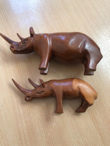 Vintage pair 1960 wooden - vintage,