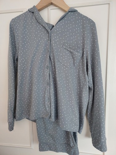 Ladies pyjama set blue grey - tu,