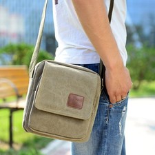 Vintage Canvas Crossbody Bag