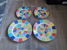 Whittards Of Chelsea Dinner And Side Plates Mosaic 10 Inch