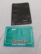 Fiat Panda MK1 book Owners Handbook. and Wallet
