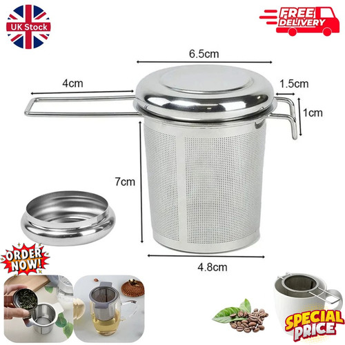 Stainless steel mesh tea - steel,