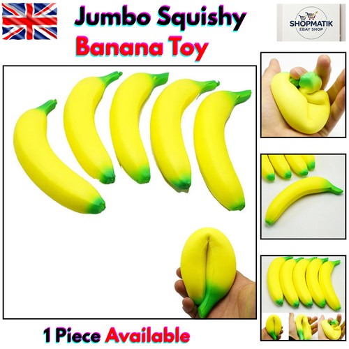 Jumbo squishy banana - jumbo, toy