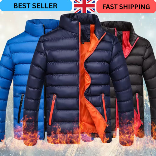 Mens winter warm quilted - winter,