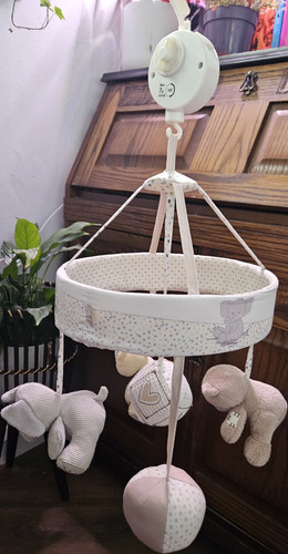 Musical cot mobile teddy bears - musical,