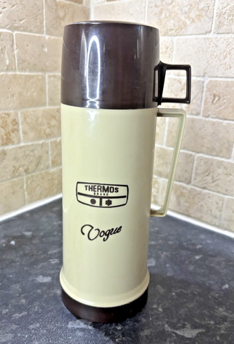 Vintage thermos vogue flask - vogue, flask-