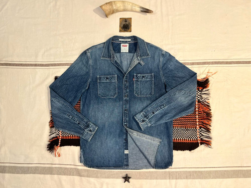 Levi navy shirt m - us,