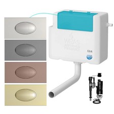 Side or Bottom Entry Dual Flush Concealed Cistern Toilet Front & Top Access