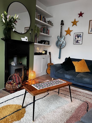 Coffee table upcycled door - coffee,