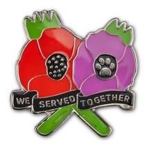 Purple poppy REMEMBRANCE