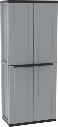 Tall plastic cupboard storage - cupboard,