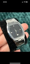 Mens Tungsten watch silver