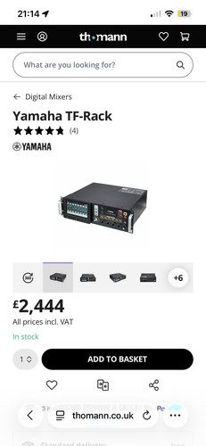 Yamaha rack ch - tf-rack, 40-ch