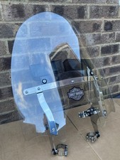 Genuine Harley Davidson Wind Screen Quick Release with Storage Bags Sportster