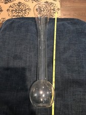 Yard of Ale Beer Glass 19.5Tall, 48oz Clear Glass, No Markings, W/ Stand