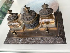 Antique victorian double glass - victorian,