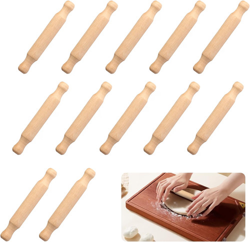 Pcs mini rolling pin - 12,