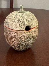 vintage italian ceramic melon