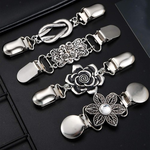 4pcs cardigan clips for women - 4pcs,