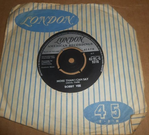 Bobby vee more than i - more,