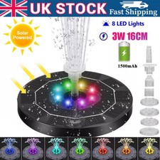 Solar Powered Fountain Water