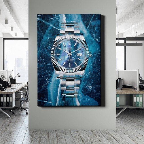 Canvas picture clock design - picture,
