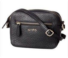 Black Leather Crossbody
