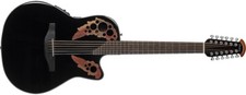 Ovation CE4412-5 Celebrity Elite 12-String Mid Depth Black