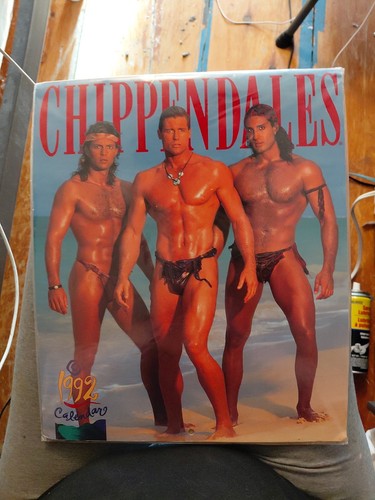 Vintage chippendales calendar - vintage,