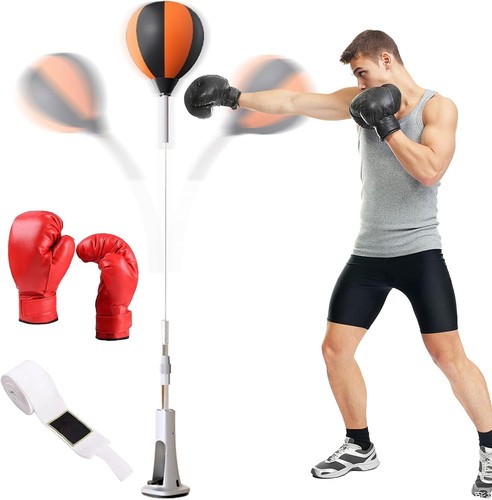 Adjustable reflex punching bag - adjustable,
