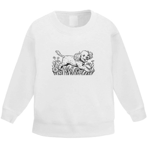 Toy poodle flowers kids - 'toy, flowers'