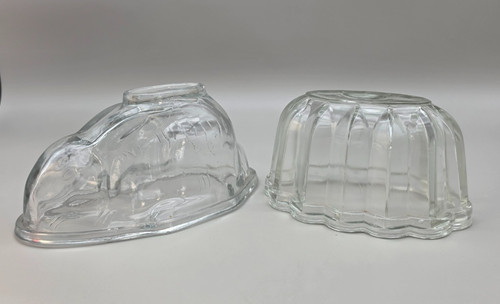 Jelly mould glass - two,