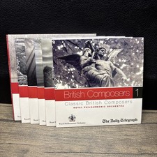 6 x The Daily Telegraph Classic British Composers CD Albums.