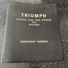 Triumph Herald 1200 1250 Vitesse & Spitfire Workshop Manual