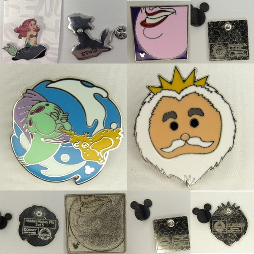 Little mermaid enamel pins - mermaid,