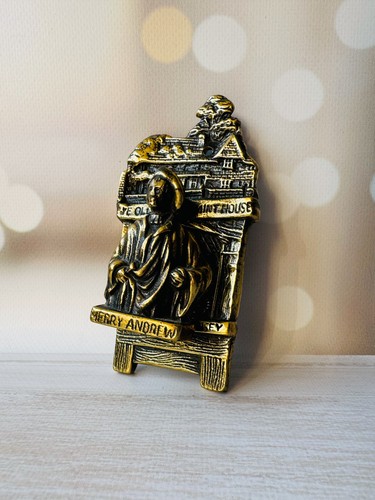Vintage brass door knocker - vintage,