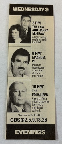 1988 cbs law and harry - tv, ad~